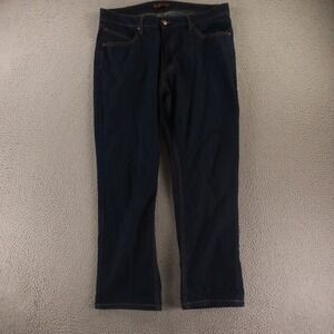 French Connection Jeans Mens 38‎ 38x30 Blue Lexington Relaxed Dark Wash Denim